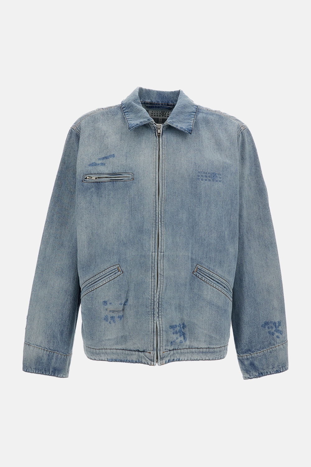 Mm6 Maison Margiela Jackets Clear Blue