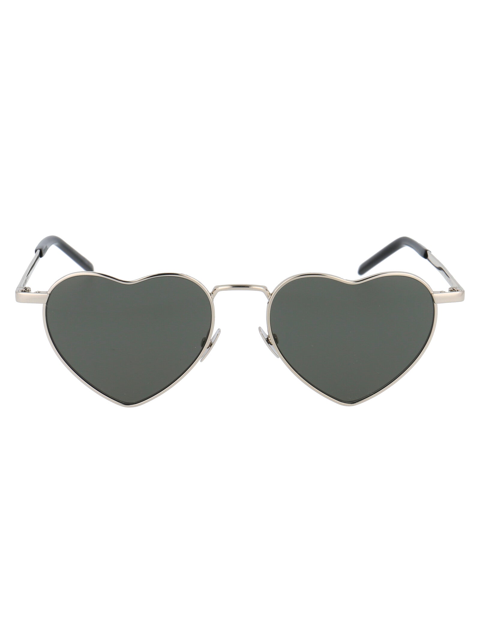 Sl 301 Loulou 001 Silver Grey Metal Sunglasses