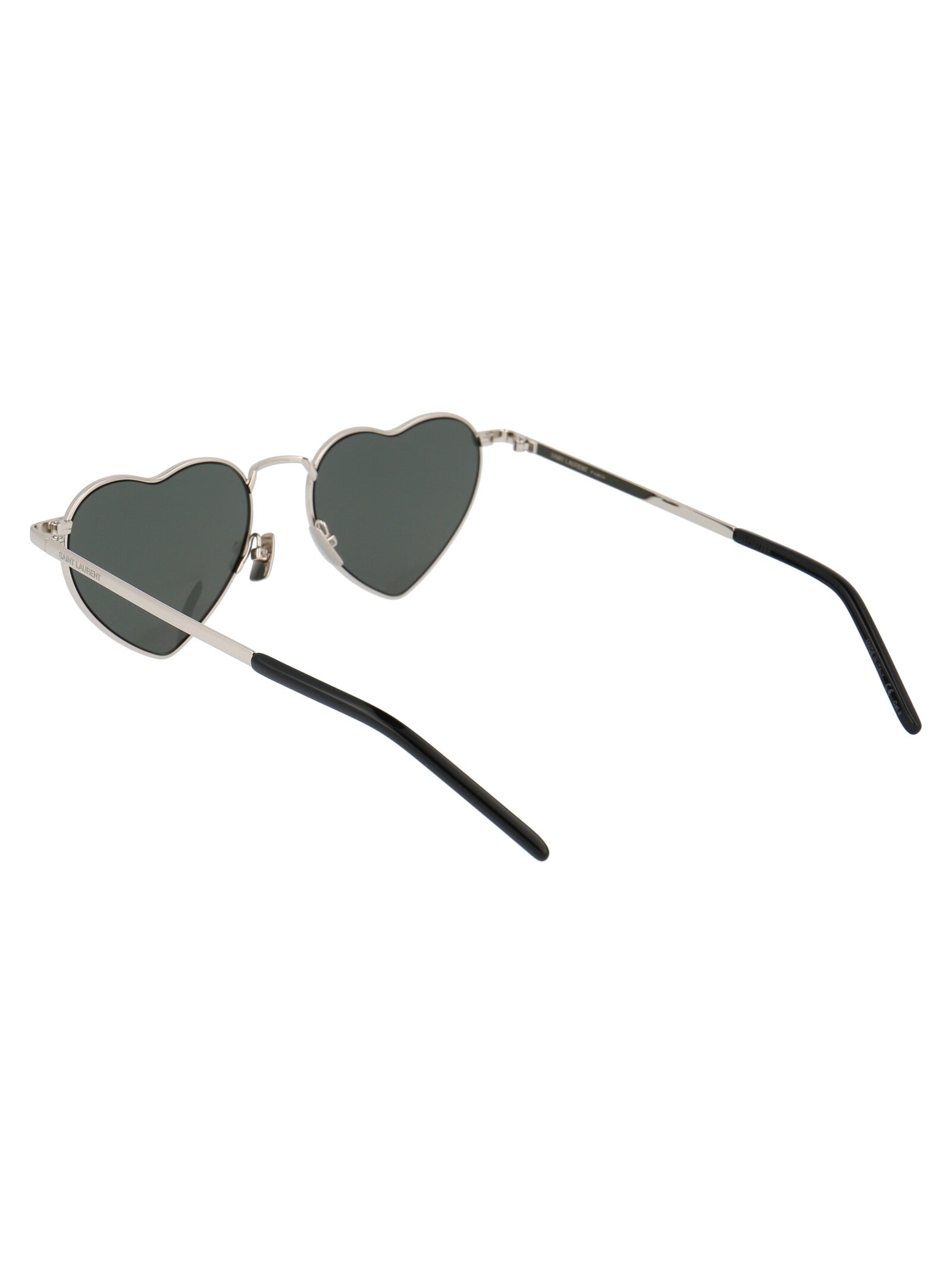 Sl 301 Loulou 001 Silver Grey Metal Sunglasses