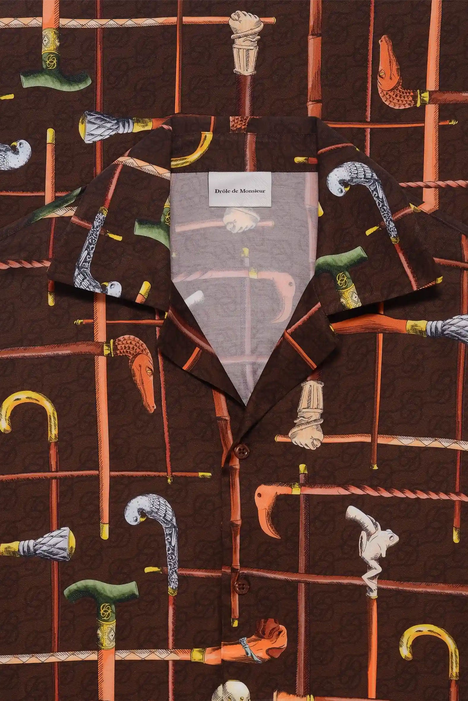 Drole De Monsieur Shirts Brown