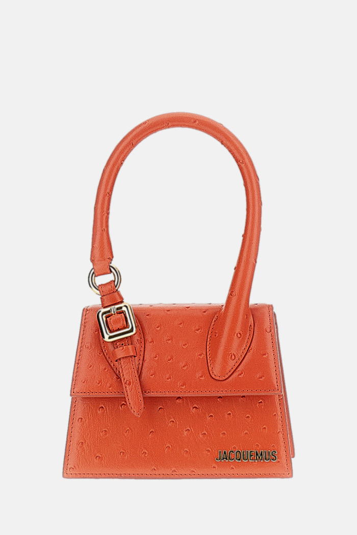 JACQUEMUS Bags Orange Leather