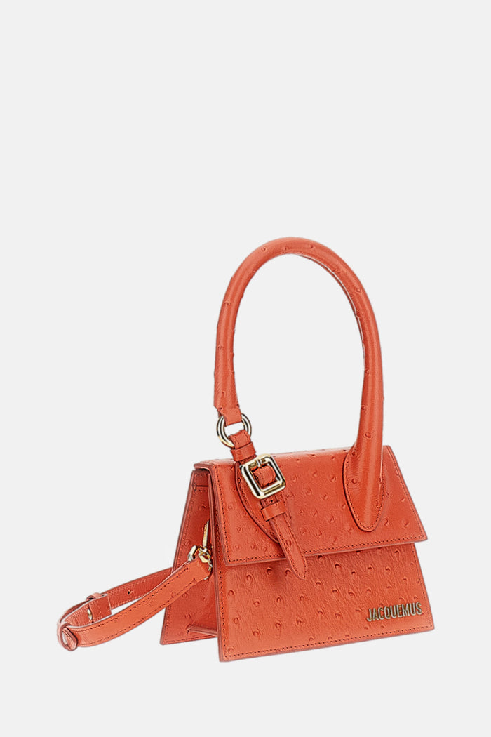 JACQUEMUS Bags Orange Leather