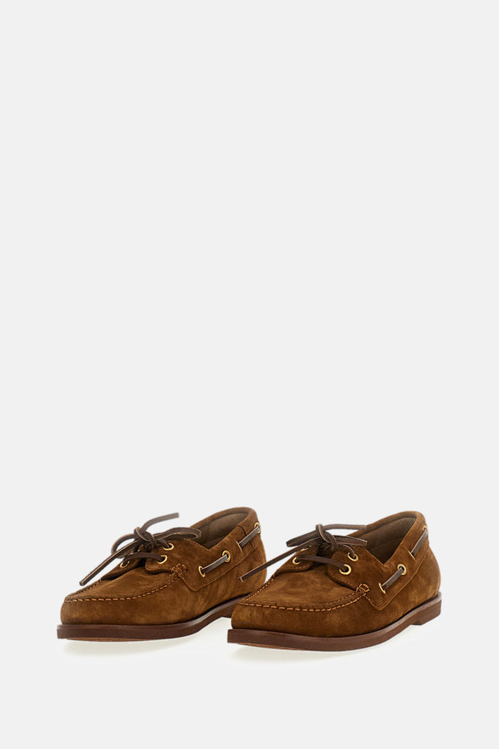 Gianvito Rossi Flat shoes Brown Suede