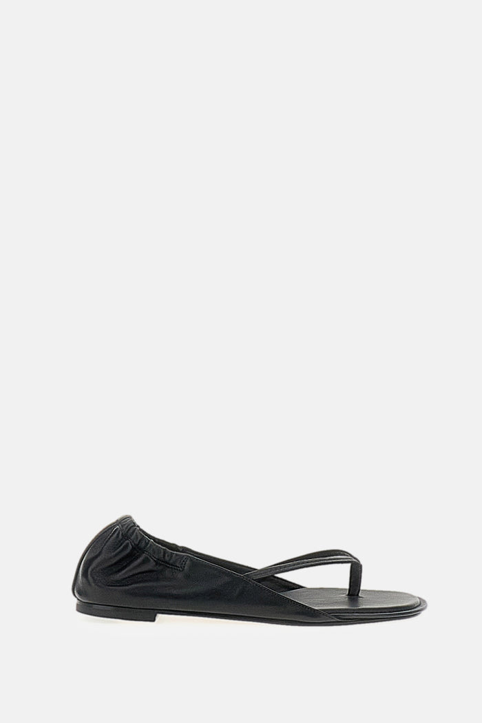 JACQUEMUS Sandals Black Lamb Leather