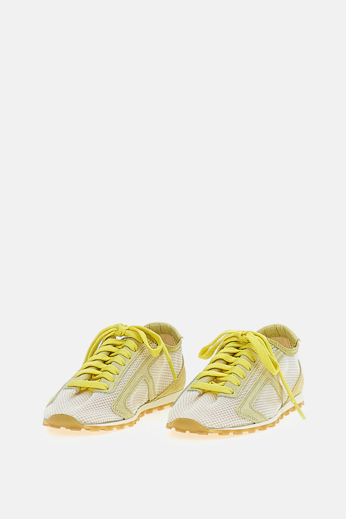 JACQUEMUS Sneakers Yellow Lamb Leather