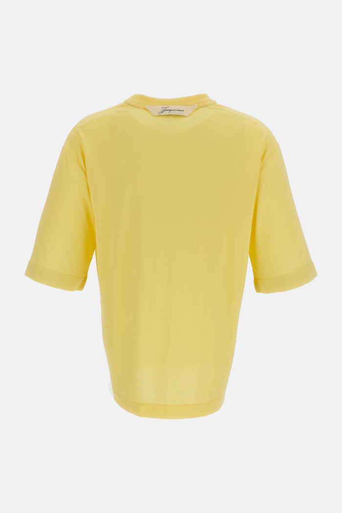 JACQUEMUS T-shirts and Polos Yellow Paper Pl