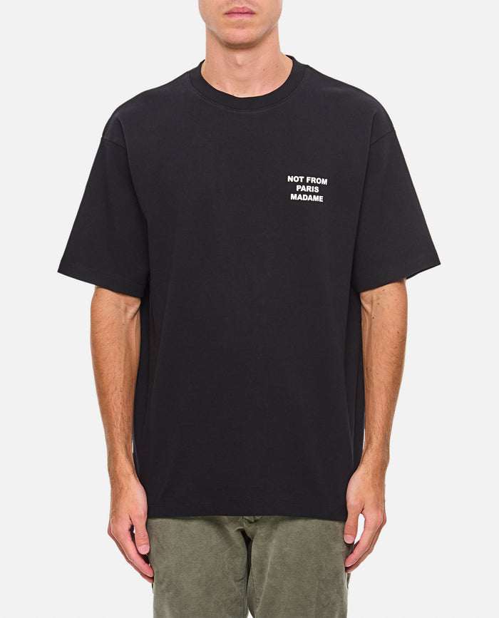 Drole De Monsieur T-Shirts And Polos Black Cotton