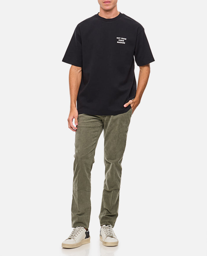 Drole De Monsieur T-Shirts And Polos Black Cotton