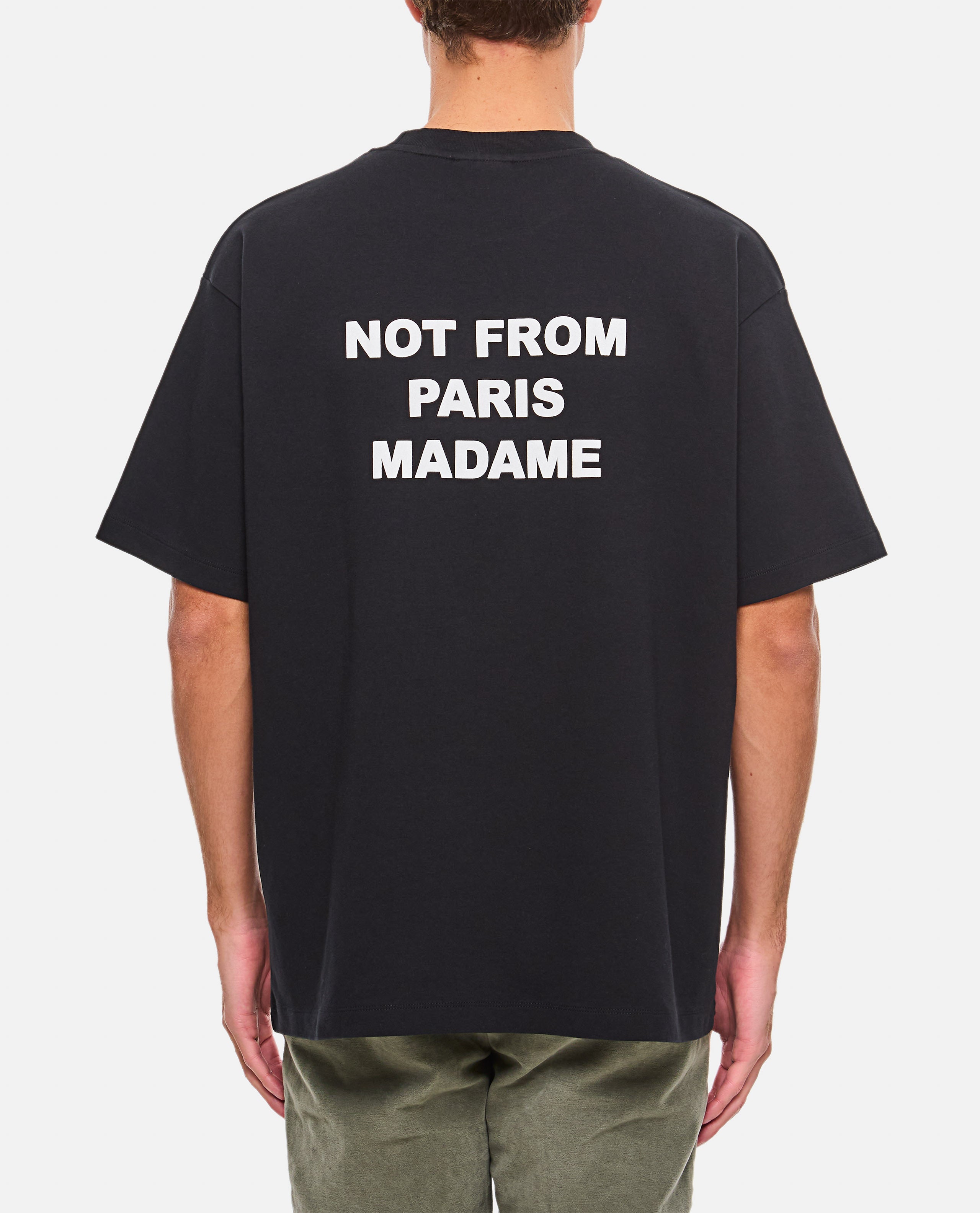 Drole De Monsieur T-Shirts And Polos Black Cotton