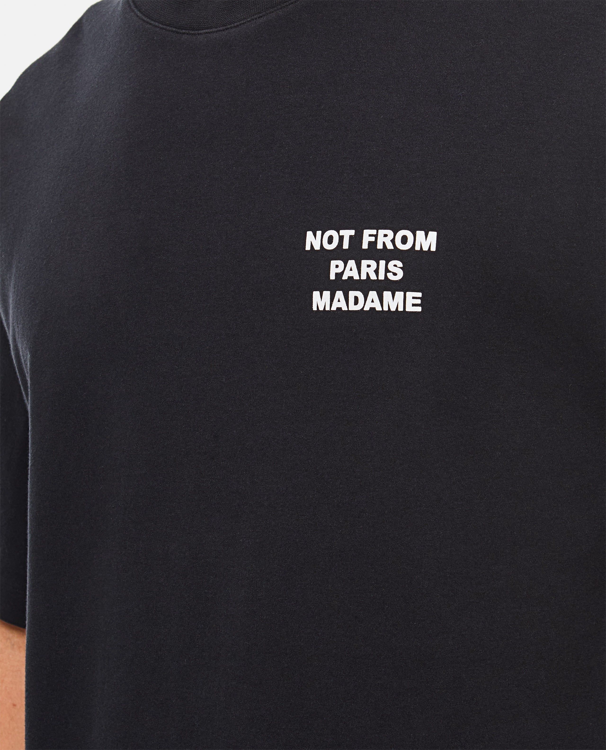 Drole De Monsieur T-Shirts And Polos Black Cotton