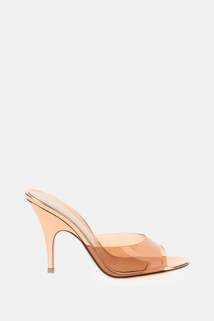 Gianvito Rossi With Heel Golden Pelle E Altri Materiali