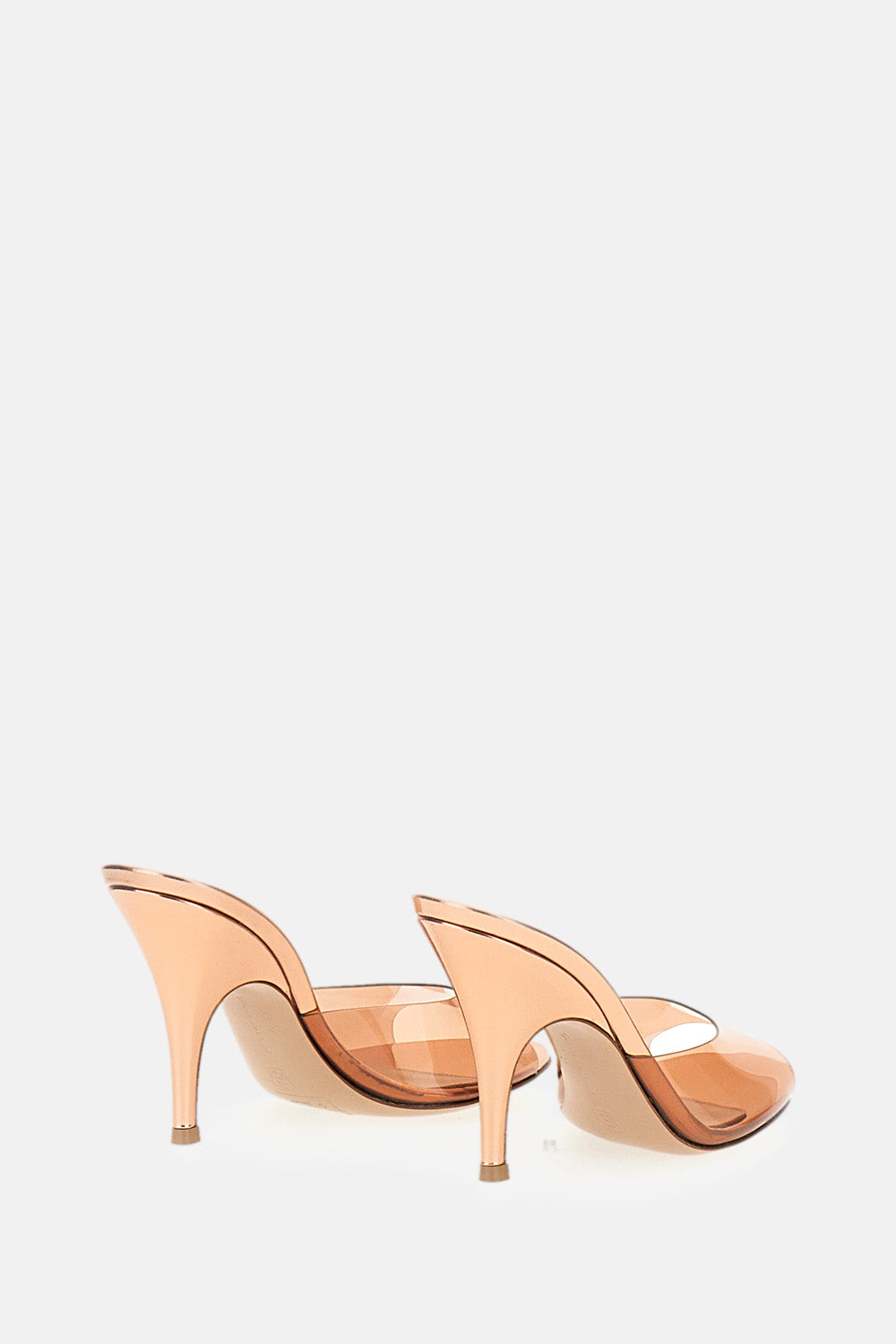 Gianvito Rossi With Heel Golden Pelle E Altri Materiali