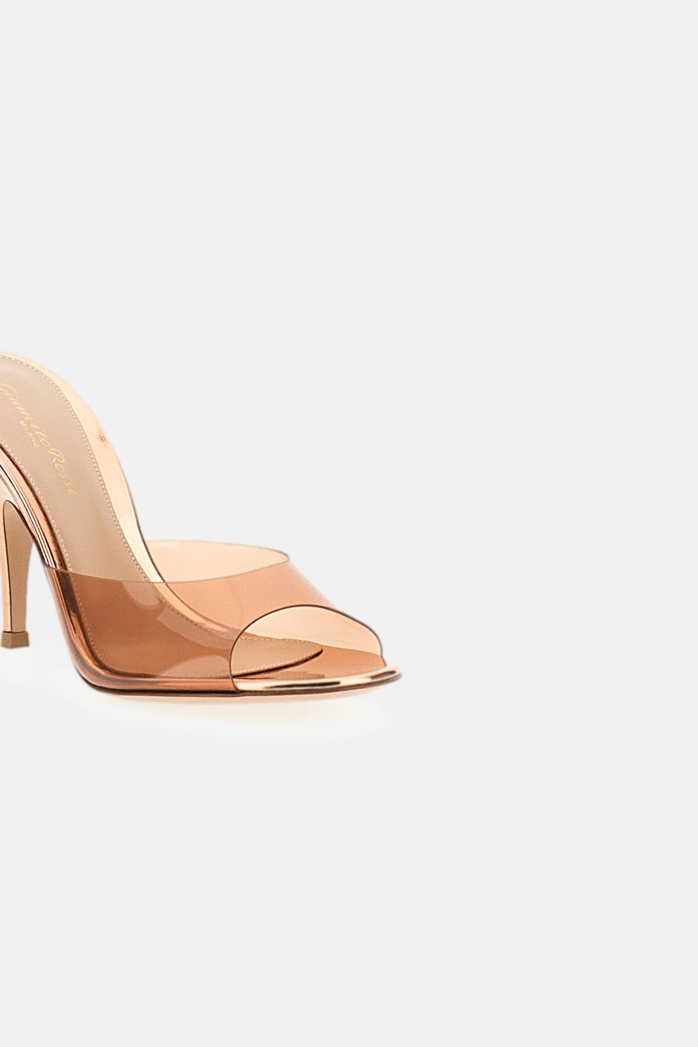 Gianvito Rossi With Heel Golden Pelle E Altri Materiali