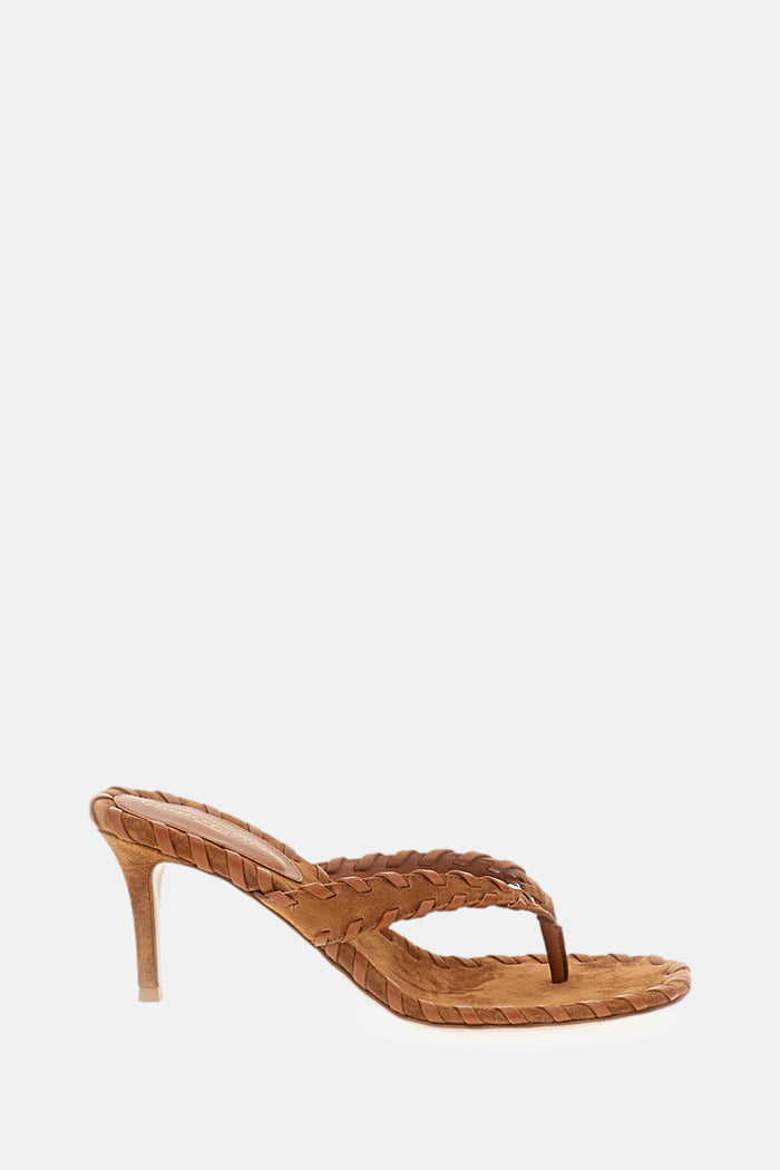 Gianvito Rossi With Heel Brown Pelle