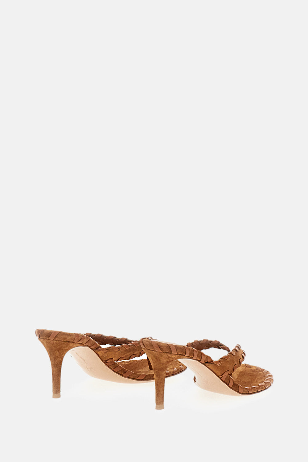 Gianvito Rossi With Heel Brown Pelle
