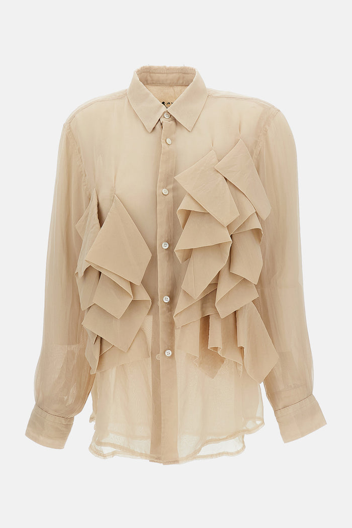 Comme Des Garcons Shirts Beige