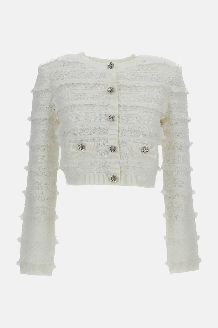 Self-portrait Sweaters White Vi Pes