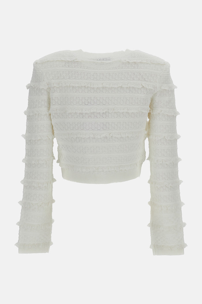 Self-portrait Sweaters White Vi Pes