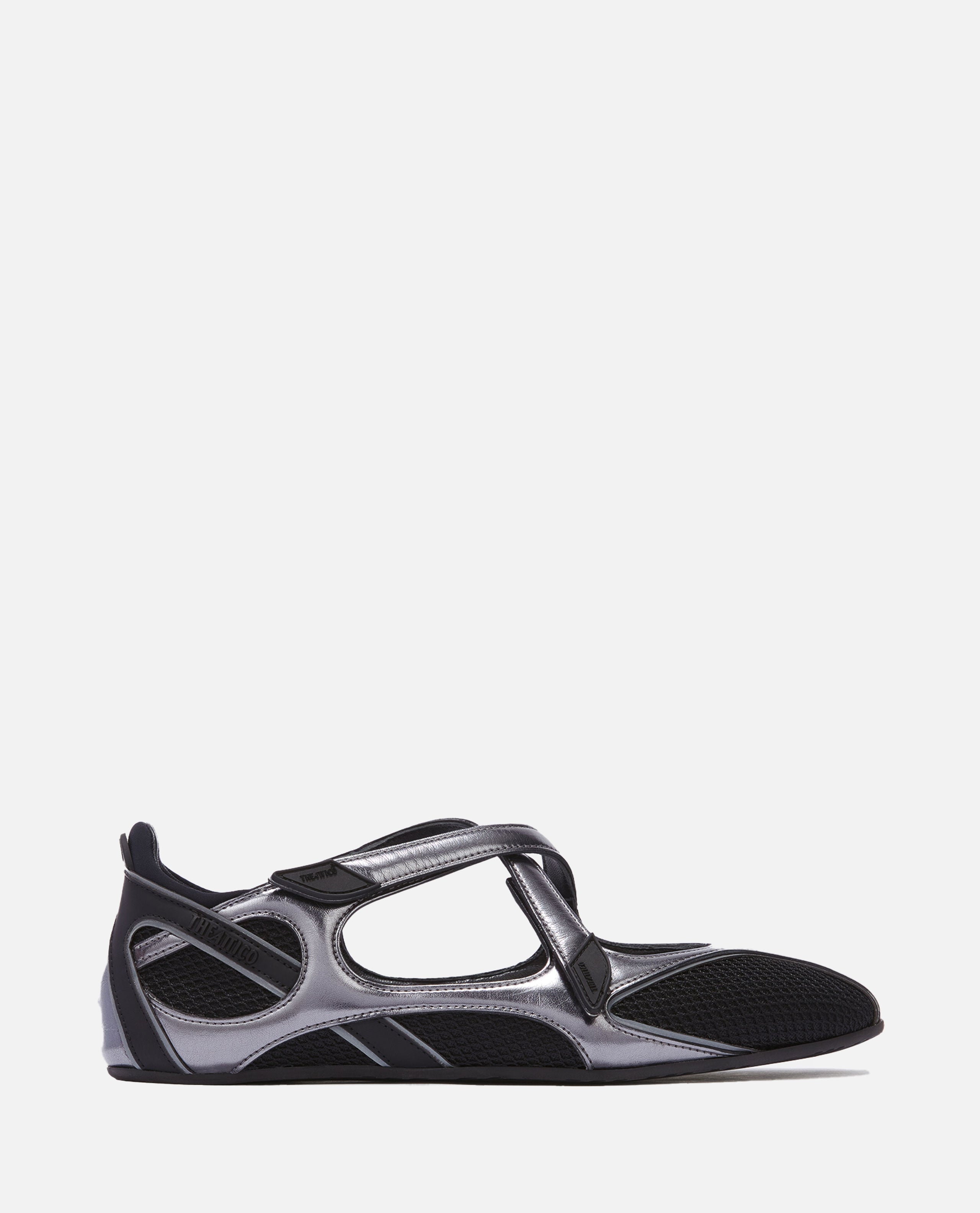 The Attico Flat Shoes Black Pu Pl