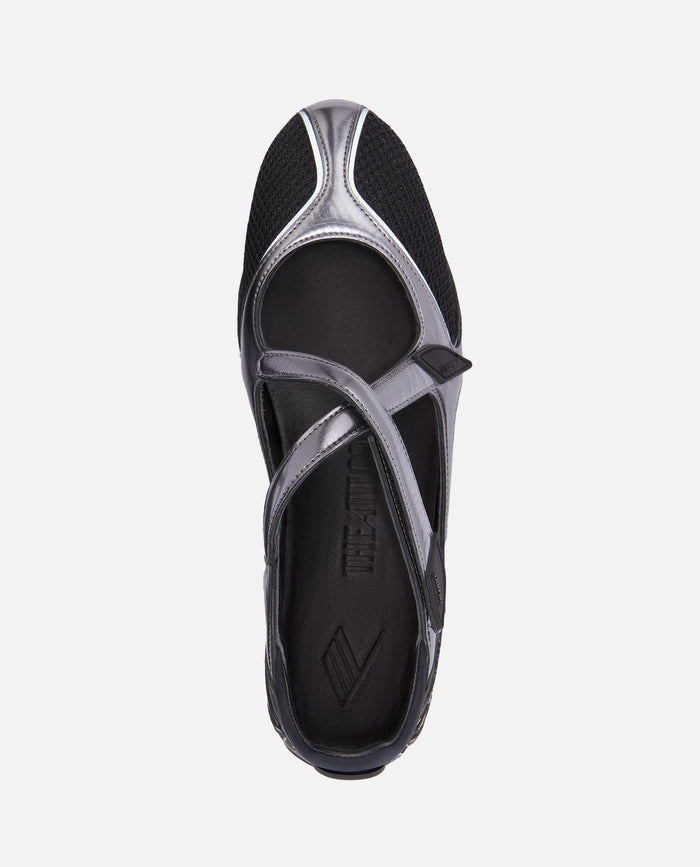 The Attico Flat Shoes Black Pu Pl