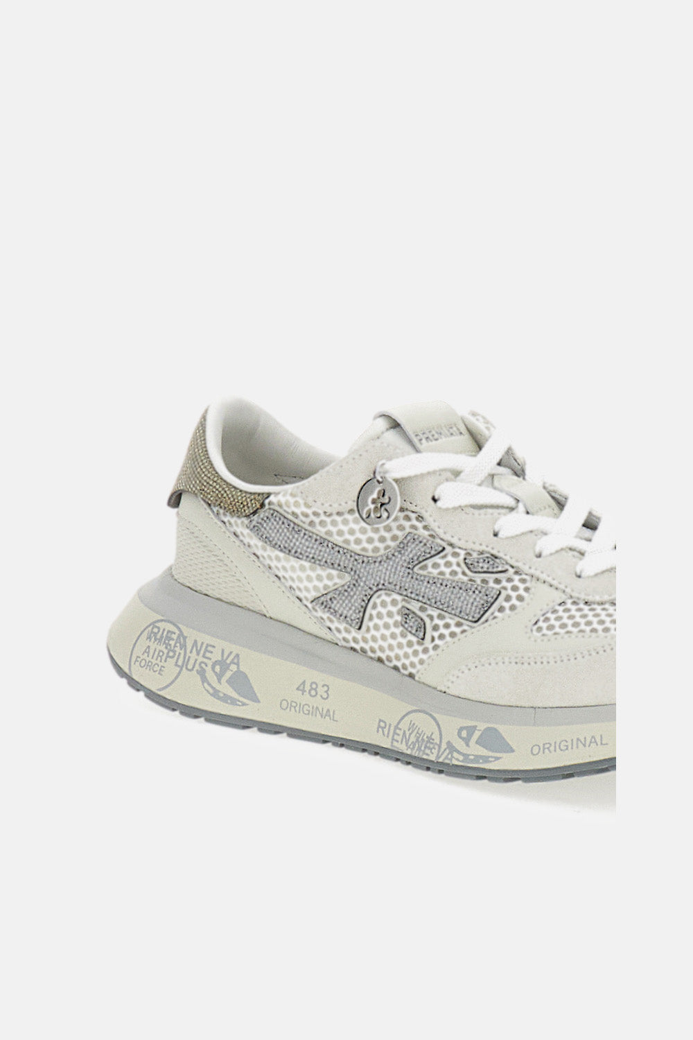 Premiata Sneakers White Pu Pl Calf Leather