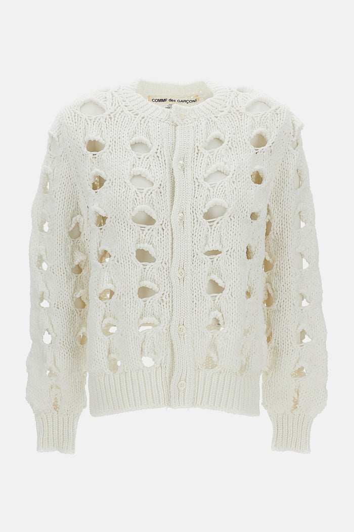 Comme Des Garcons Sweaters White