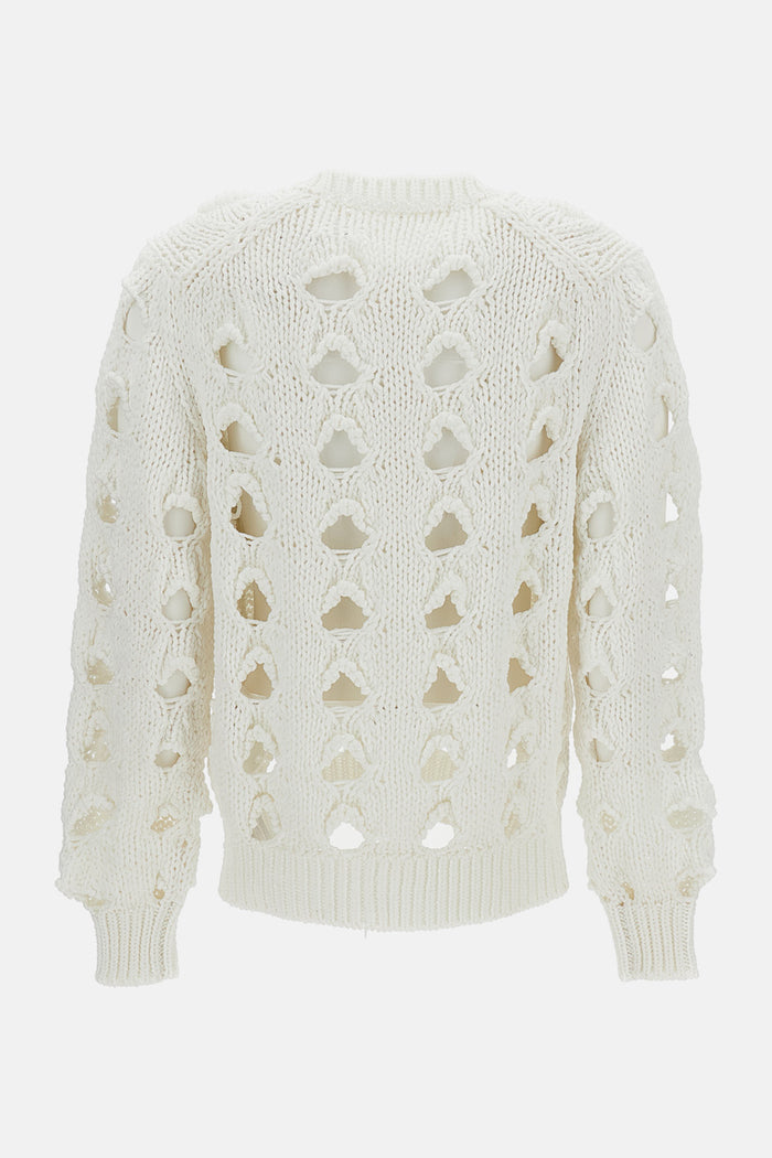 Comme Des Garcons Sweaters White
