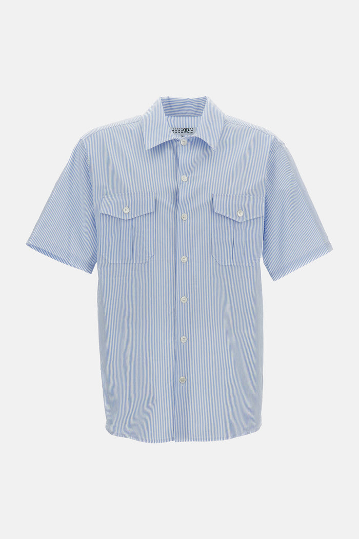 Mm6 Maison Margiela Shirts Clear Blue