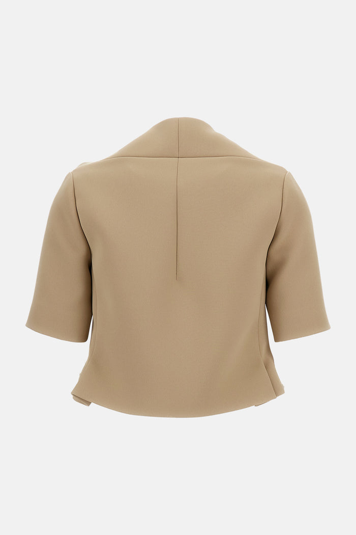 Khaite Jackets Beige Poliestere