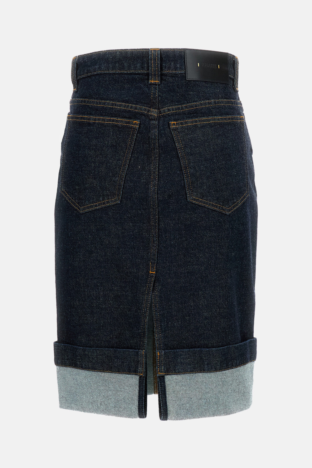 Khaite Skirts Blue Cotone Poliammide