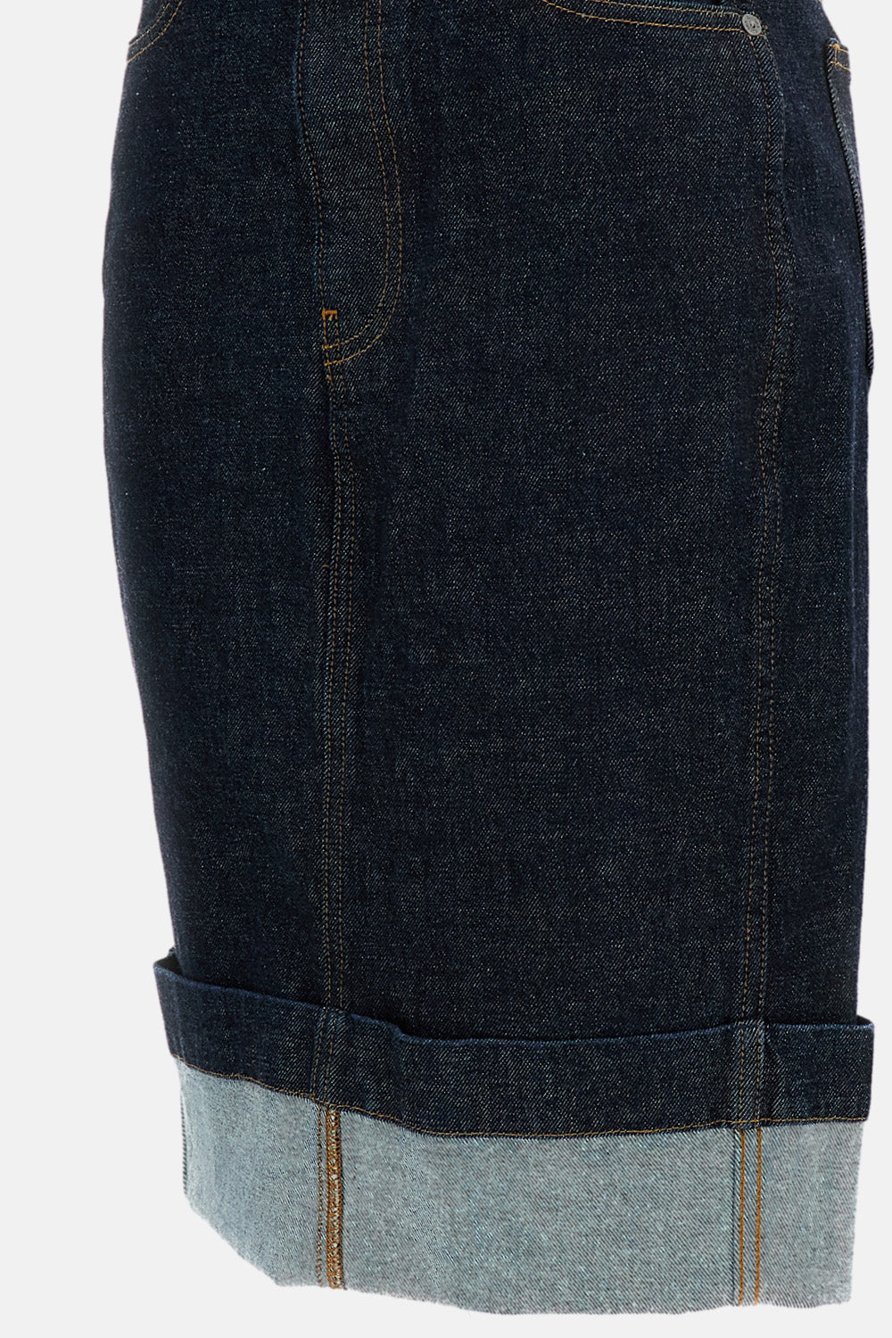 Khaite Skirts Blue Cotone Poliammide