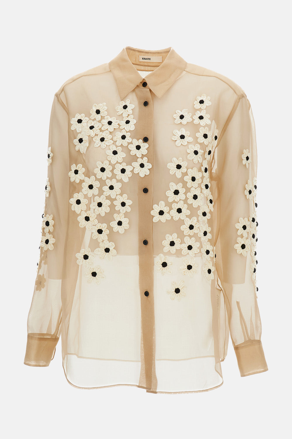 Khaite Shirts Beige Seta