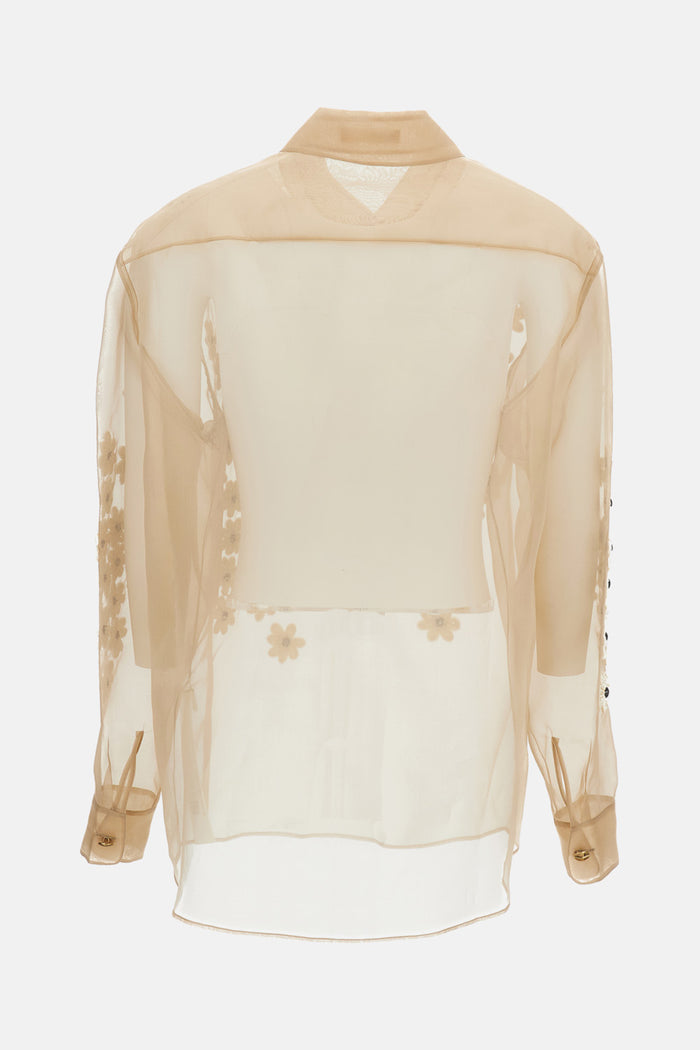 Khaite Shirts Beige Seta