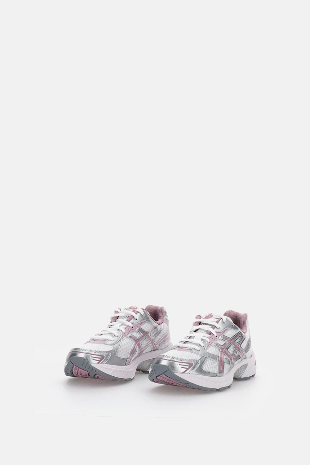 Asics Sneakers Silver Synthetic Leather