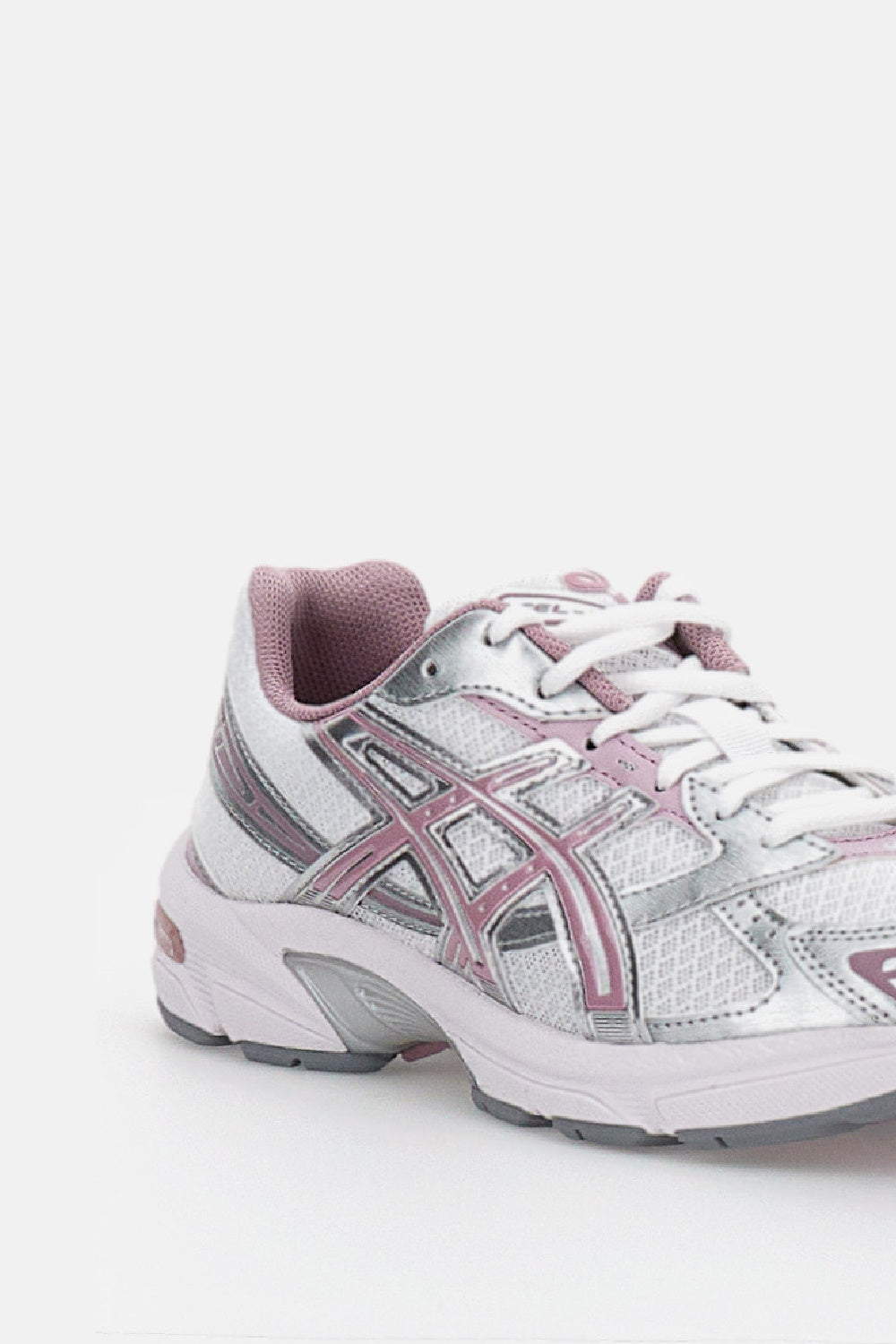 Asics Sneakers Silver Synthetic Leather