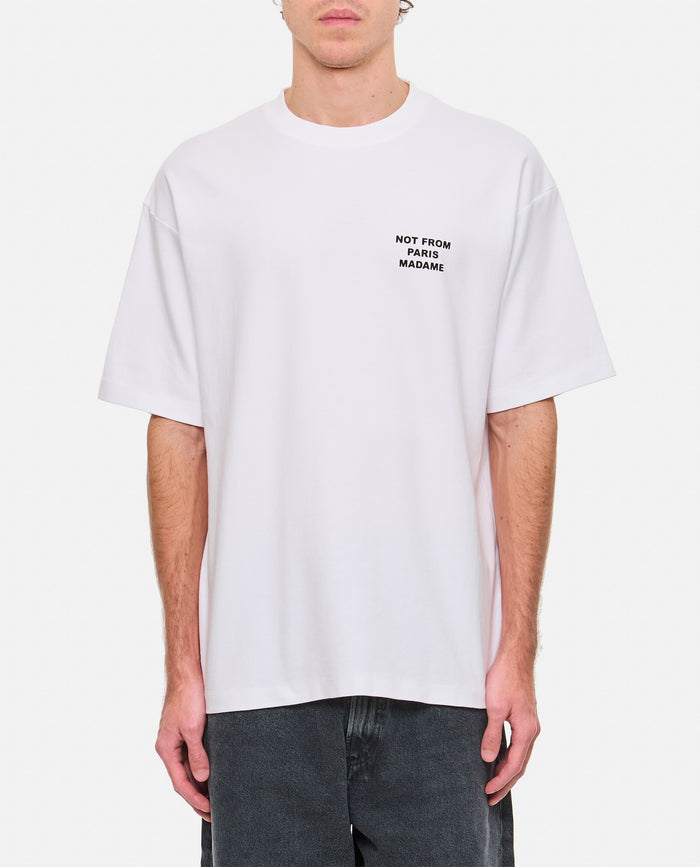 Drole De Monsieur T-Shirts And Polos White Cotton
