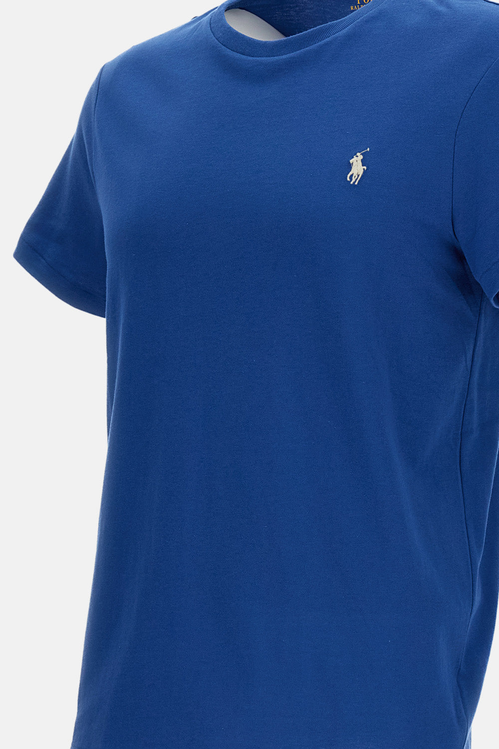 Polo Ralph Lauren T-Shirts And Polos Clear Blue Cotone Cerato