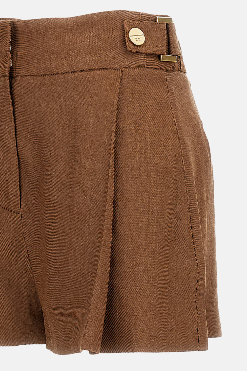 Elisabetta Franchi Shorts Brown Li Vi Ea