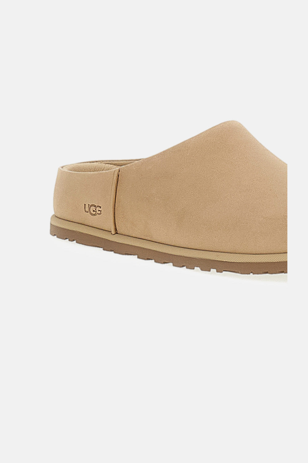 Ugg Flat Shoes Beige Leather