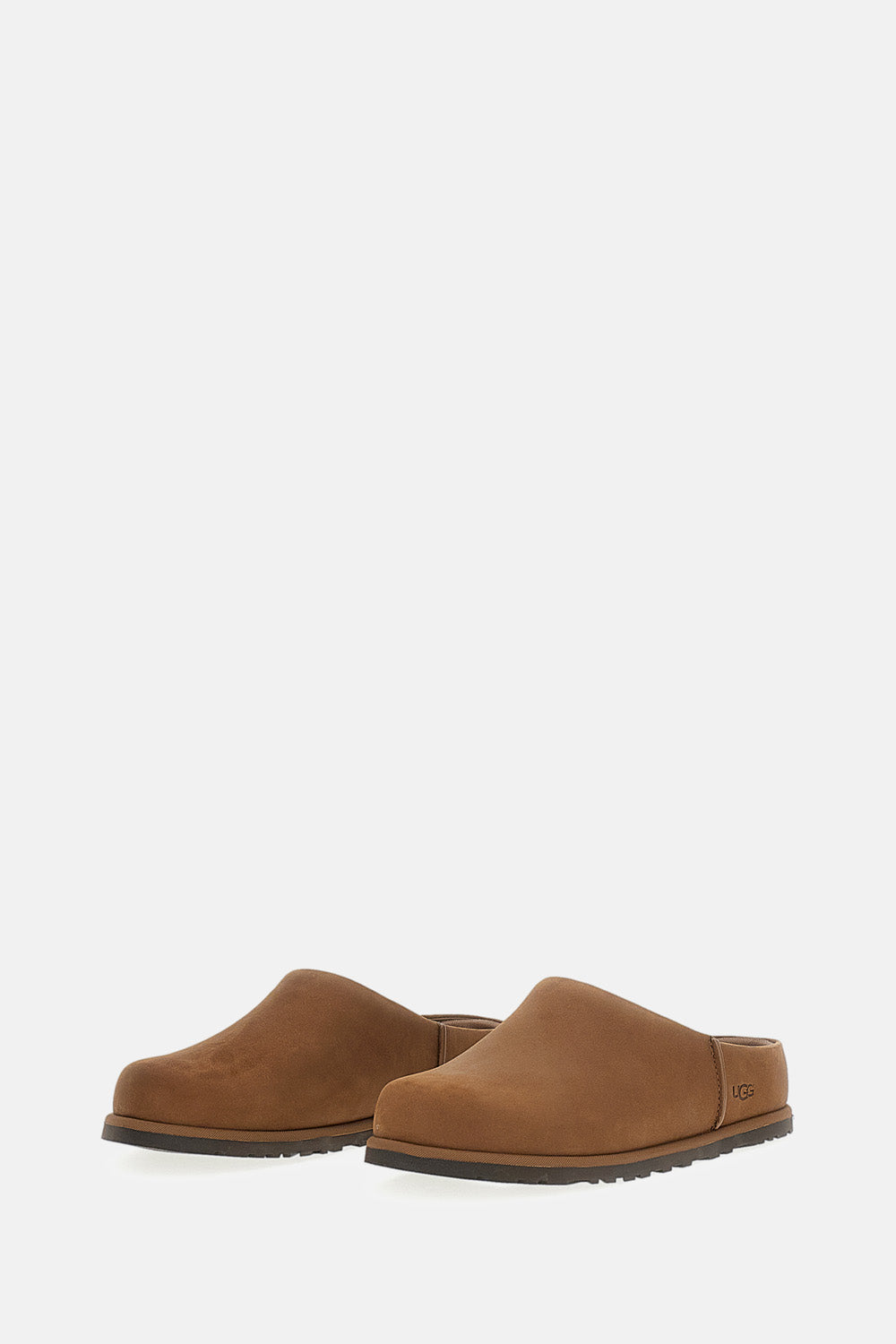 Ugg Flat Shoes Brown Leather