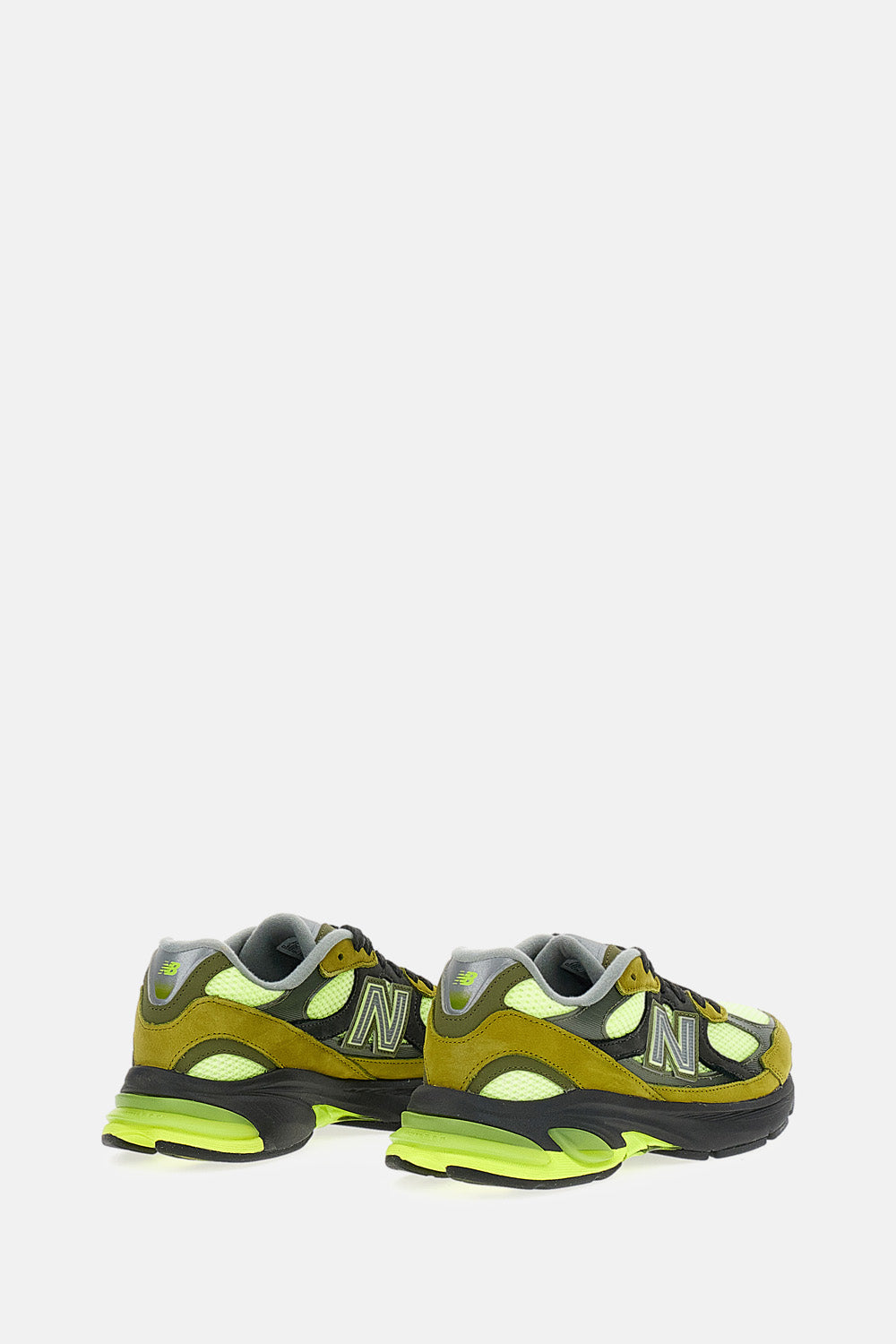 New Balance Sneakers Green Leather/synthetic/mesh