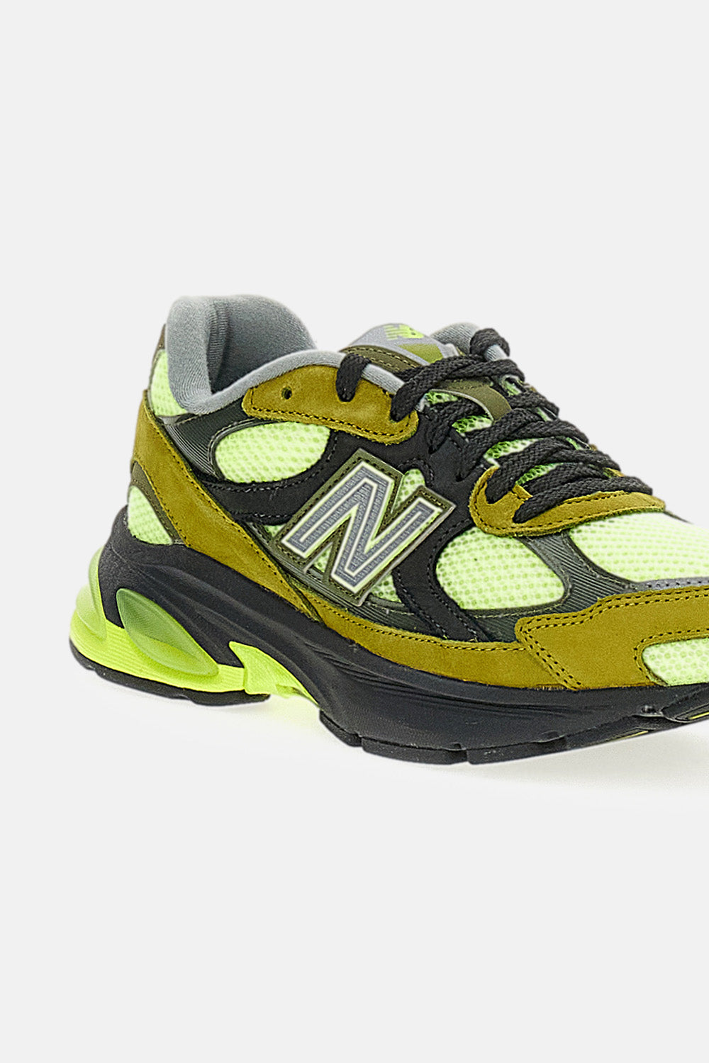 New Balance Sneakers Green Leather/synthetic/mesh