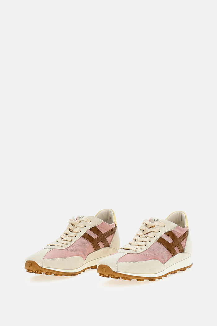 Hogan Sneakers Pink Mutton Leather Calfskin