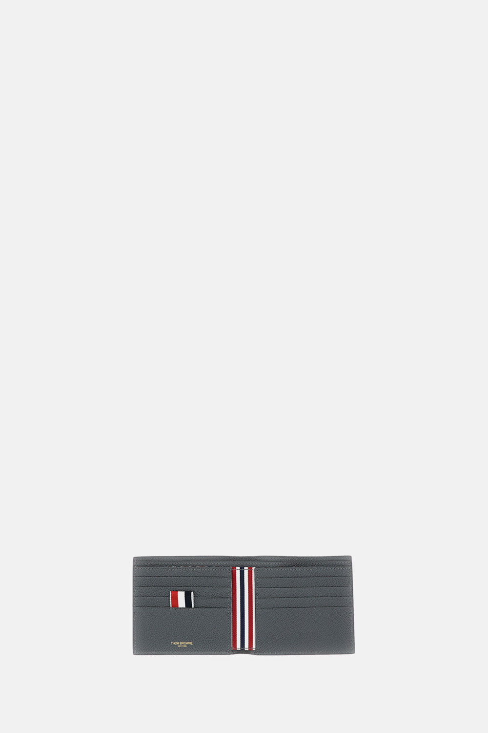 Thom Browne Wallets Grey Calf Leather
