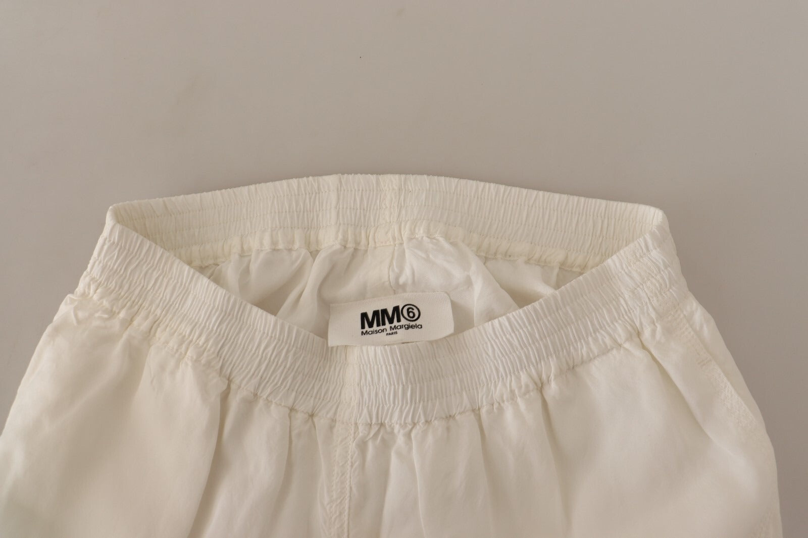 Maison Margiela 100% Viscose trousers in white — view 5
