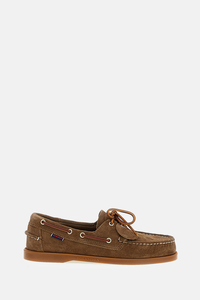 Sebago Flat Shoes Brown Leather