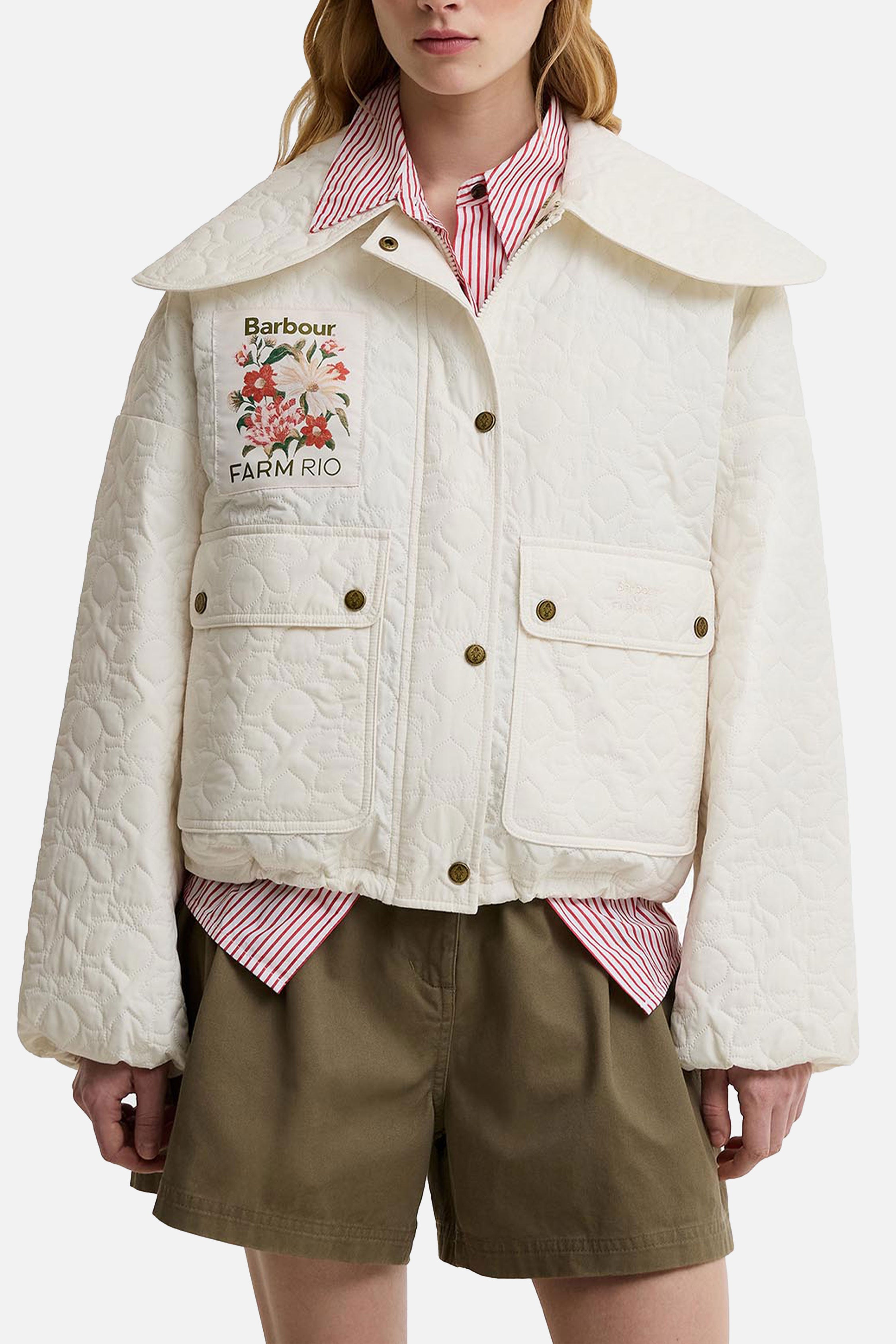 Barbour Jackets White