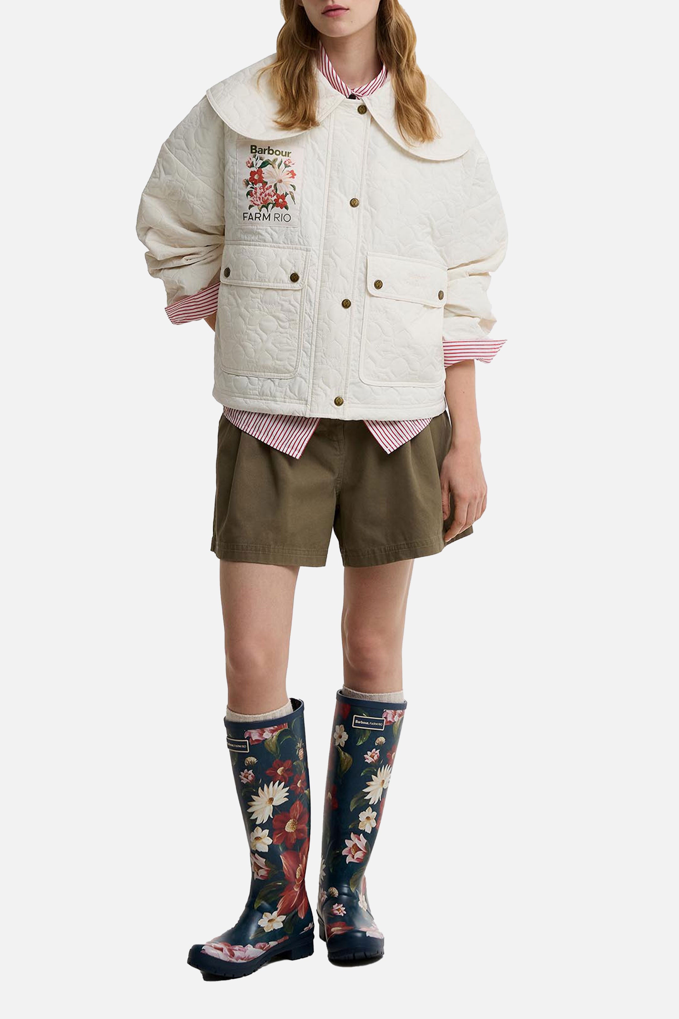Barbour Jackets White
