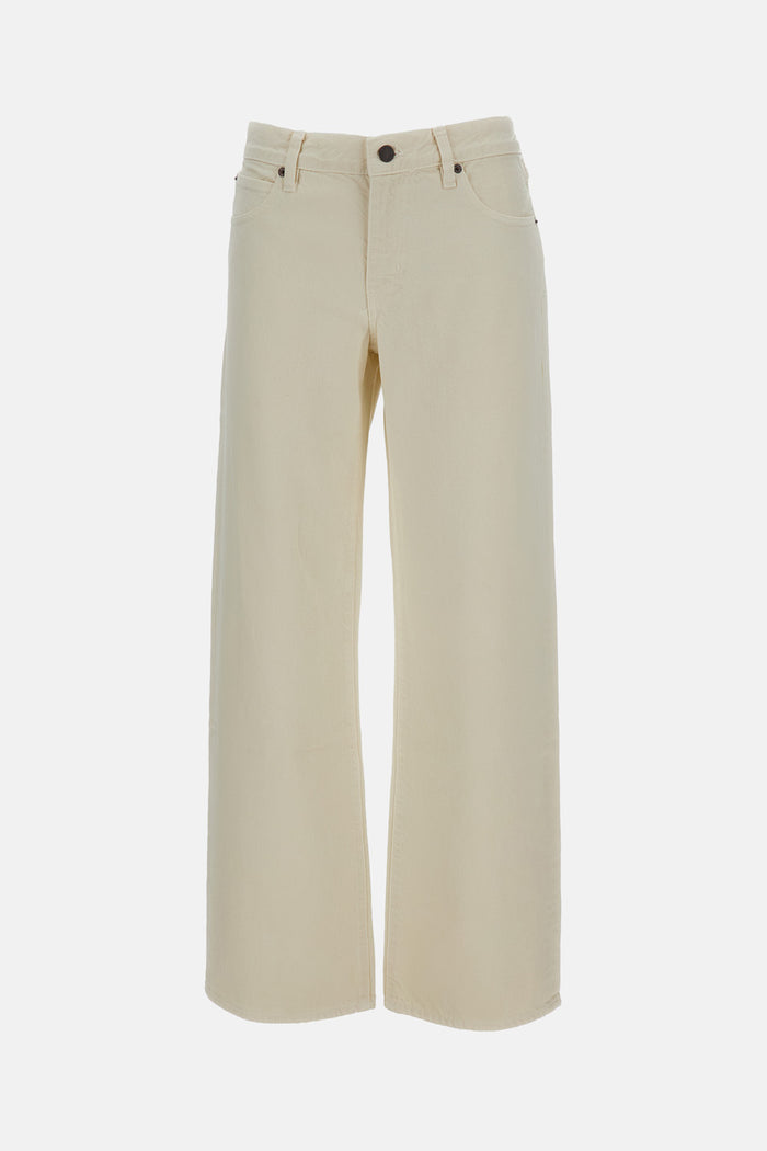 Frame Jeans White Cotton