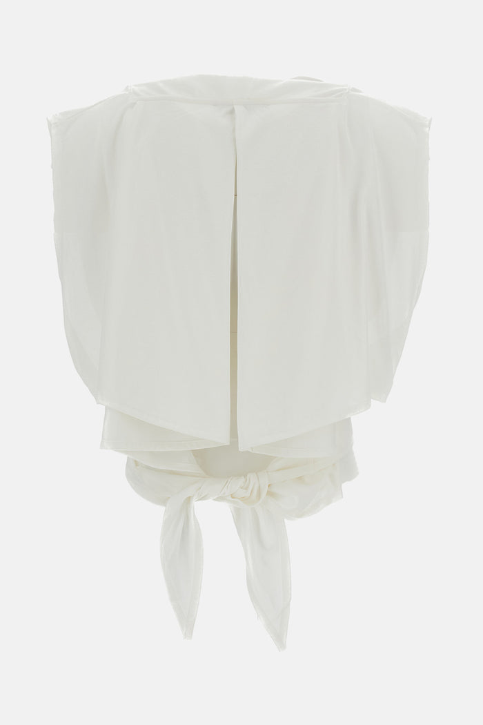 Jacquemus Top Bianco Pi Pl